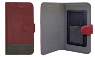 MAXMOBILE Book torbica univerzalna do 5,2" crveno-siva